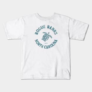 Bogue Banks, North Carolina, Sea Turtle Kids T-Shirt